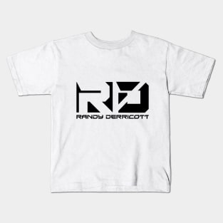 Randy Derricott Logo (Black) Kids T-Shirt